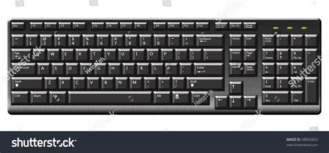 Illustration Keyboard Stock Illustration 58842853 Shutterstock