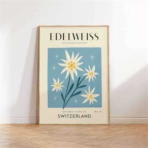 Edelweiss Wall Art Etsy