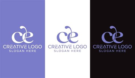 Premium Vector Initial Letter Ce Logo Design Monogram Creative Modern