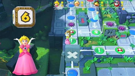 Super Mario Party Rosalina Vs Peach Vs Bowser Jr Vs Shy Guy 46 Turns