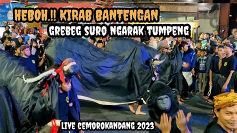 HEBOH KIRAB BANTENGAN DAN TUMPENG LIVE CEMOROKANDANG MALANG 2023