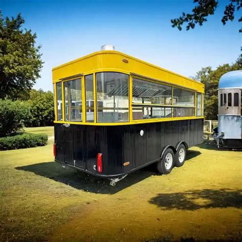 Concession Mobile Food Truck Galvanized Consession Second Hand Food