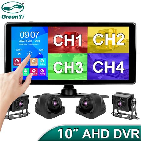 Greenyi Ahd Ch Monitor Recording Dvr P Car Rear View Camera