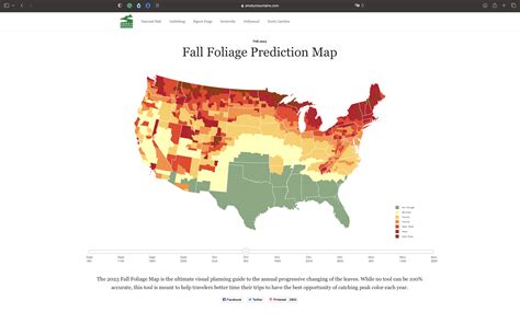 Fall Foliage Prediction Map | Plan Your Autumn Travels