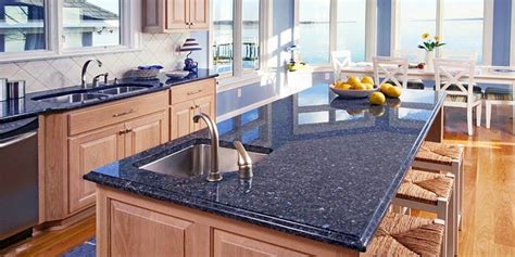 Lavender Blue Granite Kitchen Countertops