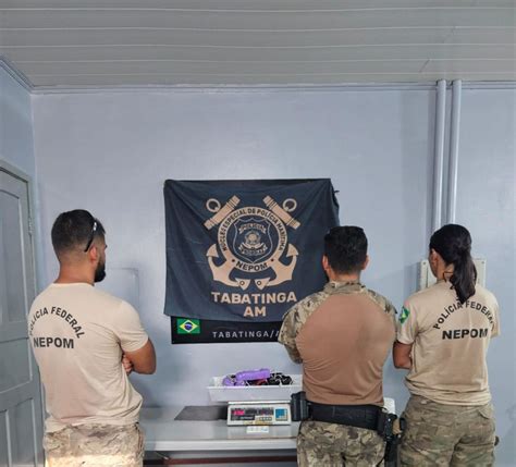 Pf Prende Em Flagrante Tr S Por Tr Fico De Drogas No Am Pol Cia Federal