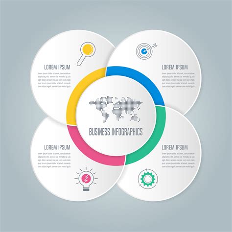 Circle venn diagram infographic 664922 Vector Art at Vecteezy