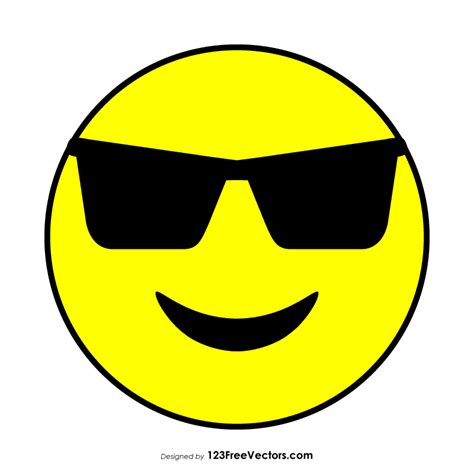 Cool Smiley Face Icons Vector