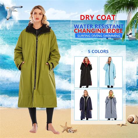 Wasserdicht Surf Ndern Robe Outdoor Mantel Lamm Wolle Jacke Mit Kapuze