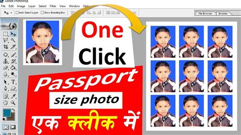 Create Passport Size Photo In Adobe Photoshop Photoshop Me