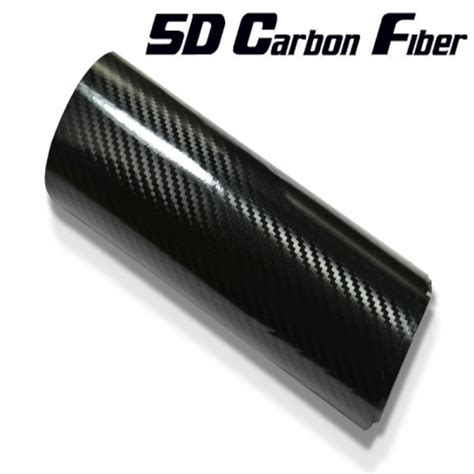 D High Gloss Black Carbon Fiber Car Wrap Decorative Film Best Price