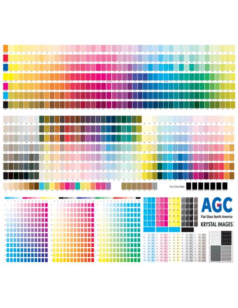 Cmyk Color Chart Sample Free Download