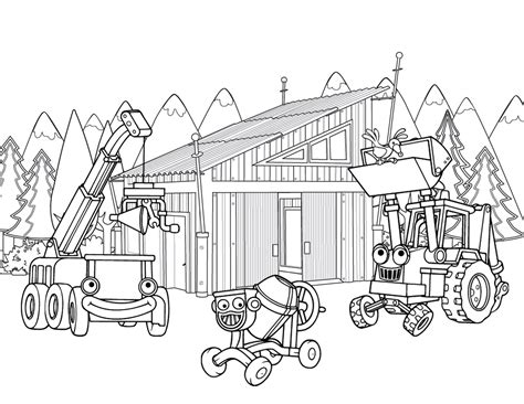 Construction Crane Coloring Page At GetColorings Free Printable