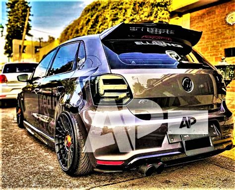 VW Polo MK5 6R 6C GTI R Batman Style Carbon Fibre Boot Spoiler 2009