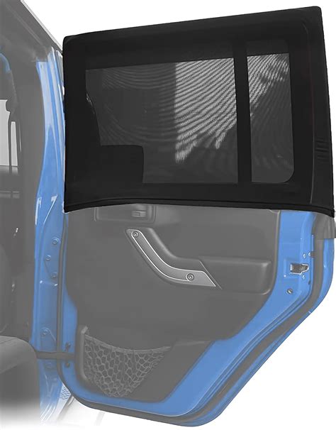 Econour Parasol Para Ventana Trasera Para Jeep Wrangler Pantalla De