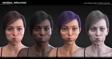 Enhanced Facial Expressions HD For Genesis 9 Daz 3D