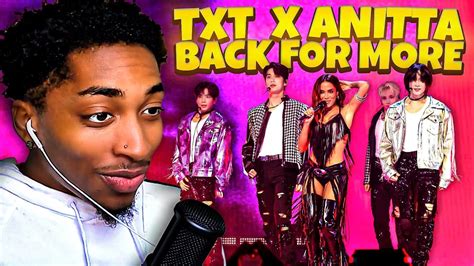 Txt Feat Anitta Back For More Vmas Reaction Youtube