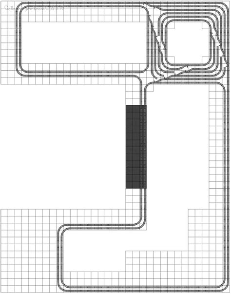 Lego Train Track Layout Geometry | GallaghersArt