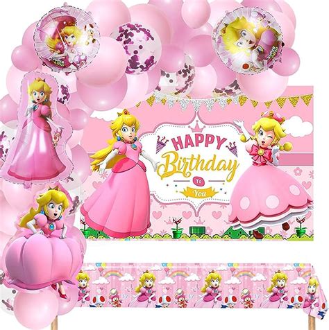 Princess Peach Birthday Party Supplies Princess Peach Theme Party