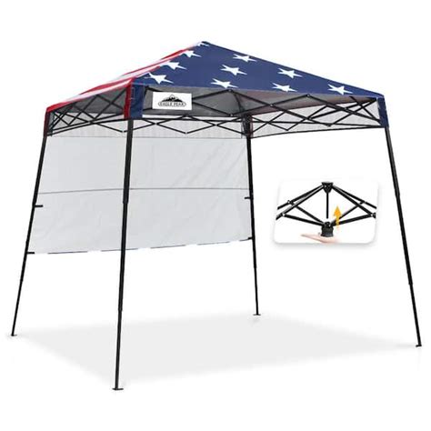 EAGLE PEAK 8 Ft X 8 Ft Slant Leg Lightweight Compact Portable Canopy