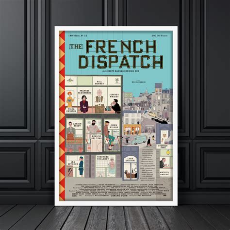 Original Posters Drama The French Dispatch Poster Hub