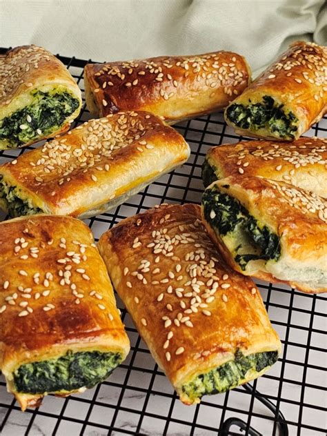 Spinach & Ricotta Rolls - Sugar Spice & More