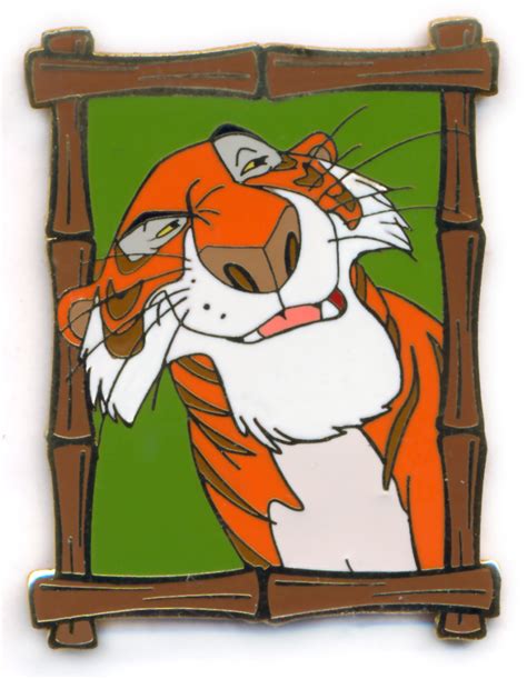 48471 Shere Khan In A Bamboo Frame Villain Series Disneyland