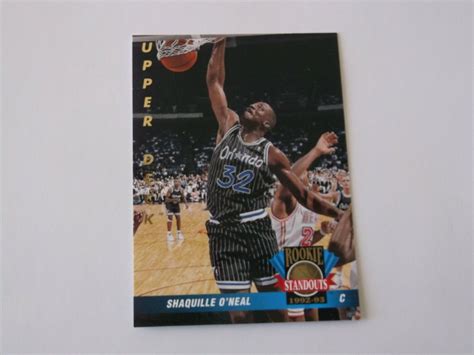 Shaquille O Neal Upper Deck Rookie Standout Card Rs Ebay