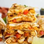 Chicken Fajita Quesadillas Valerie S Kitchen