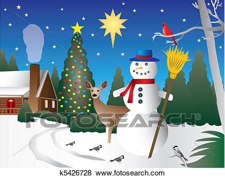 christmas scenes clipart 17 free Cliparts | Download images on ...