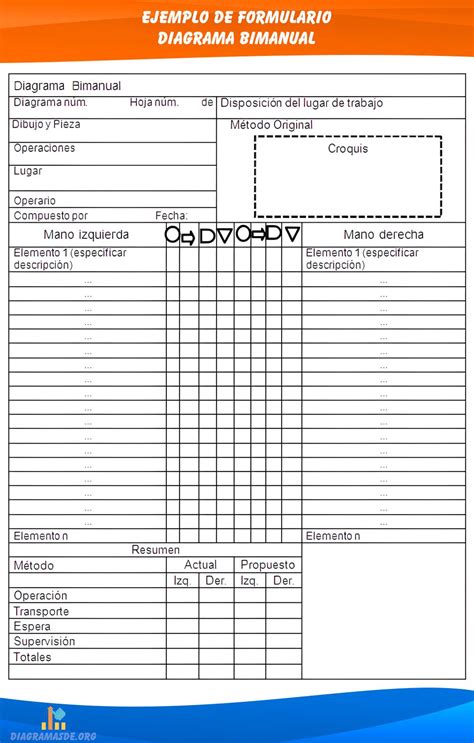 Formato De Diagrama Bimanual Para Llenar