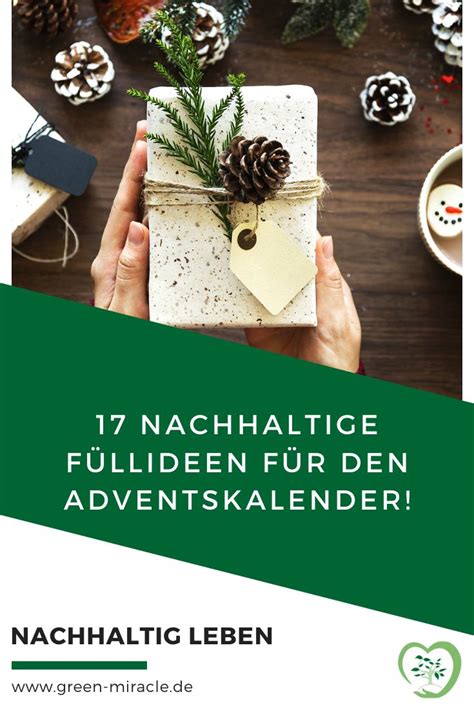 Nachhaltige F Llideen F R Den Adventskalender Mit Bildern