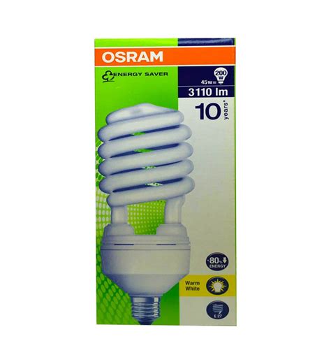 Osram 15 Watt Enerji Tasarruflu Ampul Beyaz Işık 10 lu 52 OFF