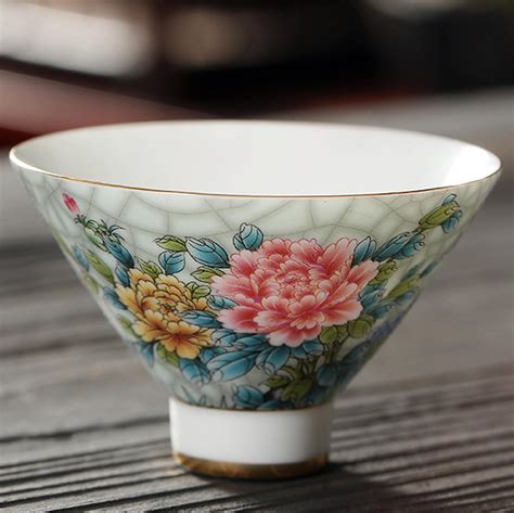 Handmade Porcelain Tea Cup for Chinese Kungfu Tea Gongfu Tea Wares Tea ...