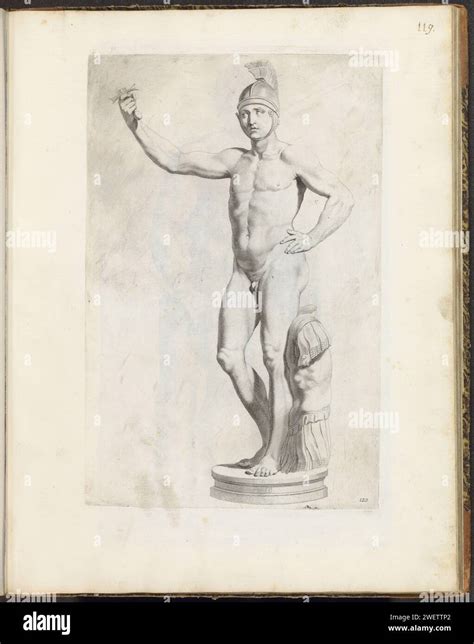 Statue Of A Gladiator 1636 1647 Print Statue Of A Gladiator With A