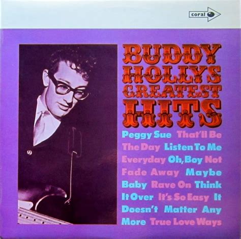 Buddy Hollys Greatest Hits Vinyl By Buddy Holly Uk Cds