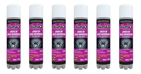 Graxa Alta Aderência Spray Radnaq 06 Unidades Promoção Parcelamento