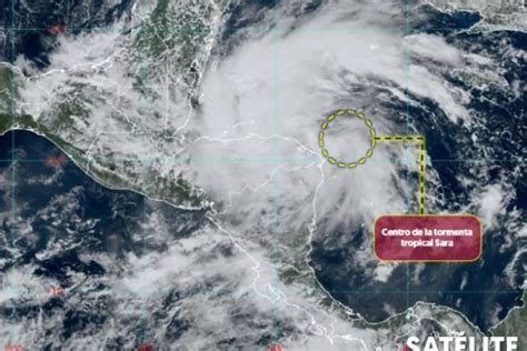 Tormenta Tropical Sara Activan Alerta Azul Para La Zona Sur De