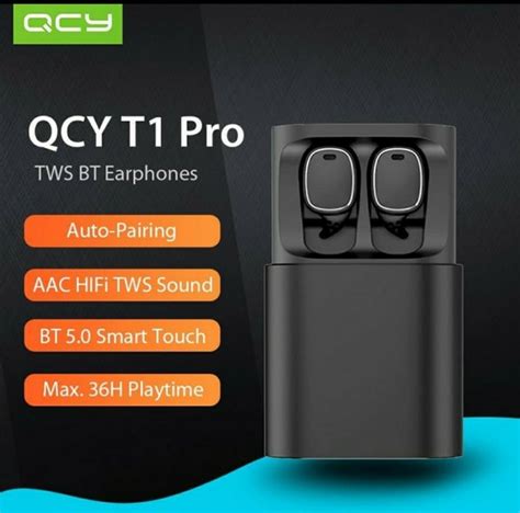 Jual Qcy T Pro Bluetooth Wireless Tws Earphone With Touch Control