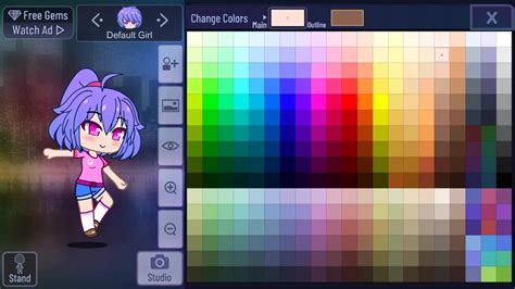 Gacha Club Hair Colors