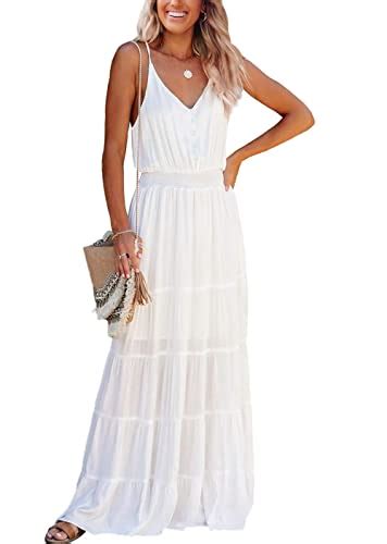 Casual White Beach Dresses Flattering Summer Dresses For