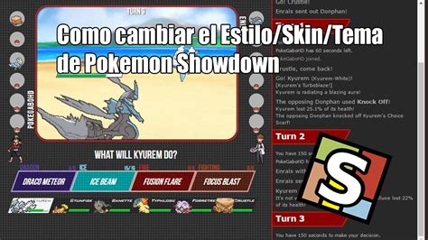 Tutorial Como Cambiar El Estilo Skin Tema De Pokemon Showdown