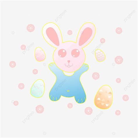 Easter Egg Bunny Vector Png Images Easter Bunny Egg Element Material