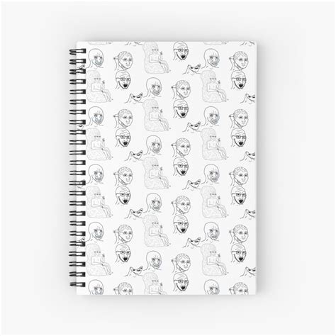 Wojak Meme Sticker Pack Spiral Notebook For Sale By Putonmemes