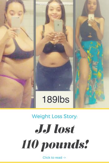 Jj J Lost 110 Pounds V Weight Loss Transformation The Weigh We Were