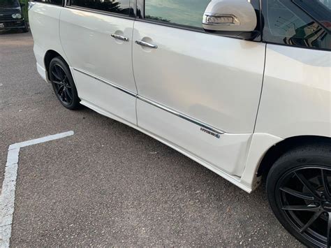 Toyota Estima Acr Body Kit Side Skirt And Rear Lip Forsale Car