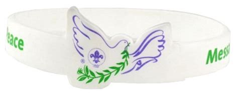 Wristband Messengers Of Peace Scouts Direct