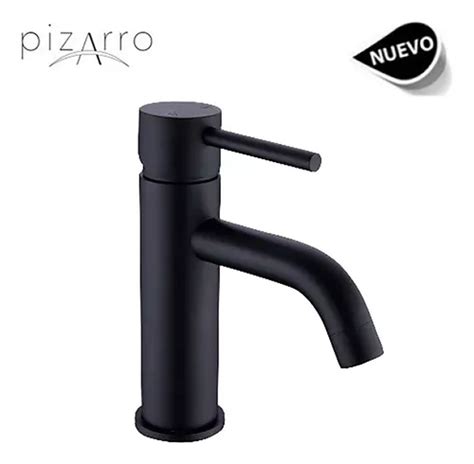 Monomando Lavabo Acero Inoxidable Negro Mod G Ssn Pizarro Env O Gratis