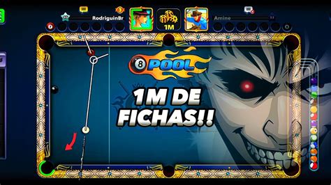 SAGA DE 1M A 10 MILHÕES DE FICHAS 8 BALL POOL YouTube