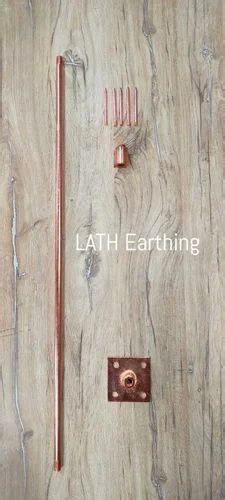 Lath Copper Conventional Lightning Arrester Solid Big Size With